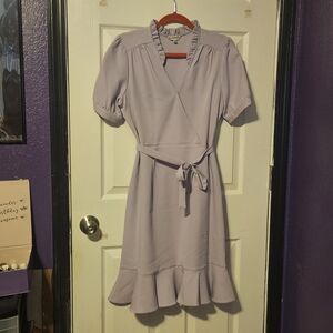 Nanette Lepore Soft Purple Midi Dress